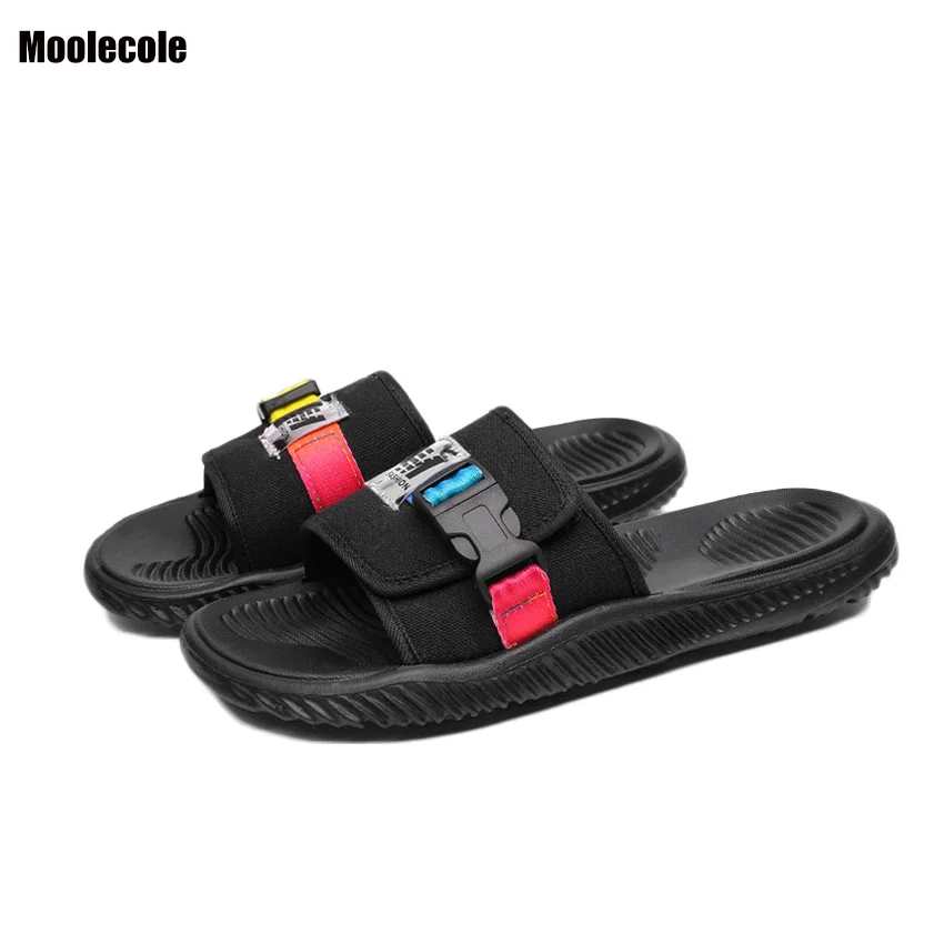 2018 Men slippers summer soft bottom leisure outdoor home cool slippers ...