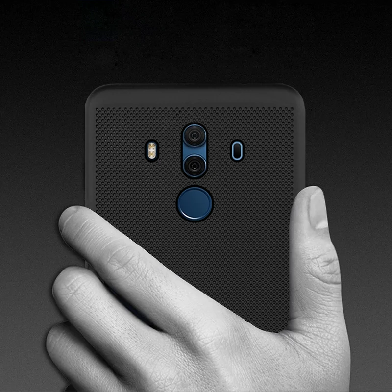 16Countries drop ship/ Cooling Breathing Phone Case For HUAWEI MATE 10 PRO 9 8 Hollow Hard PC Mesh for P 20 lite | Мобильные