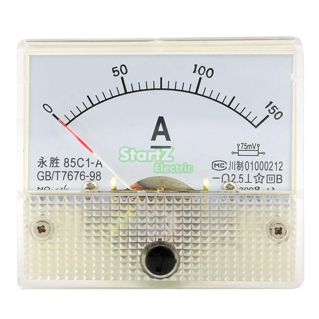 DC Analog Meter Panel 150A AMP Current Ammeters 85C1 0 150A Gaugein