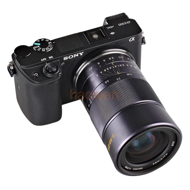 25 мм F0.95 объектив с широкой диафрагмой и ручной фокусировкой для APS-C Canon EOSM nikon1 sony a6000 a6300 m43 Fuji FX XT1 Крепление камеры