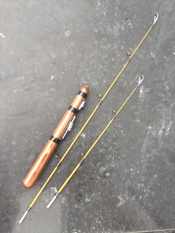 High quality ice fishing rod double pin straight handle grips plug stem
