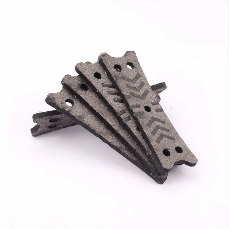 

10pcs/20pcs Microfiber Leather Slingshots Pouches Gray Color Square Hole for Catapults Sling Shots Accessories Outdoor Tools