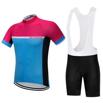 

SUSHAN Marke 2017 Sommer Radsportbekleidung Mountainbike Trikotset Ropa Ciclista Hombre Maillot Ciclismo Rennrad Kleidung