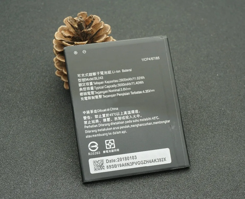LehonS 2900 мАч/11.02Wh Сменный аккумулятор для Lenovo K3 Note K50 T5 A7000 A7600 M A5500 A5600 BL243 +