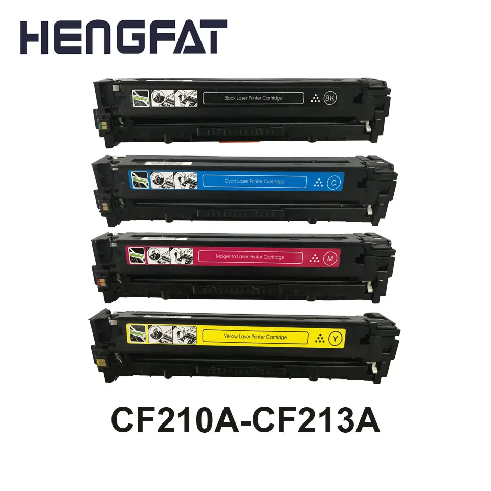 2 шт. Цвет лазерный compatibler тонер-картридж для CF210A CF211A CF212A CF213A CF210 CF211 CF212 CF213