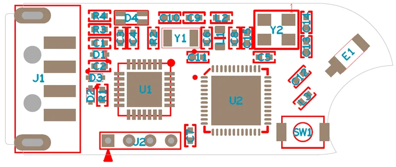 Анализ NRF52832 донгл низкой мощности Bluetooth протокол разработки