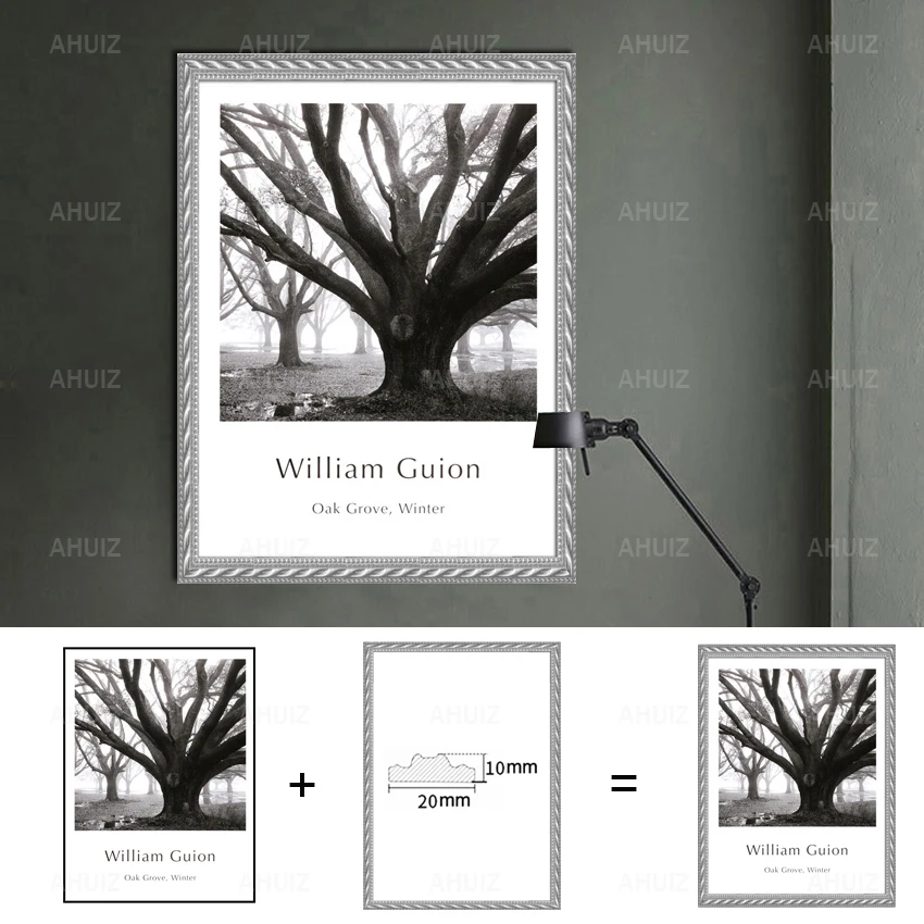 Nordic Landscape Tree Wall Art PVC Posters and Prints Painting Decorative For Living Room TZ046 | Дом и сад