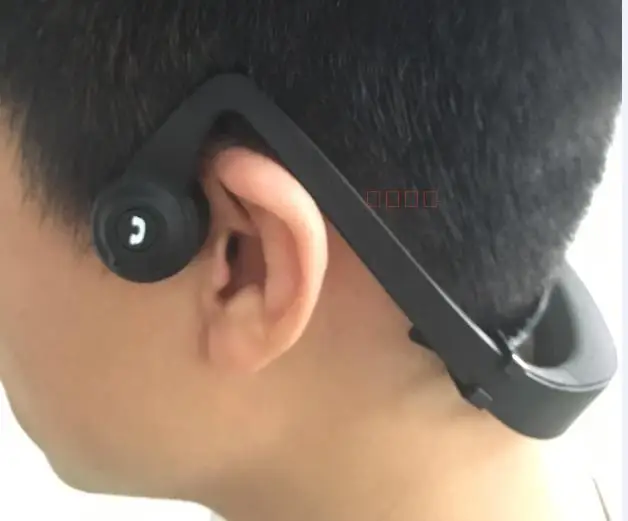 V9 костной проводимости Bluetooth гарнитура стерео Беспроводная гарнитура для музыки Бег носить узкие