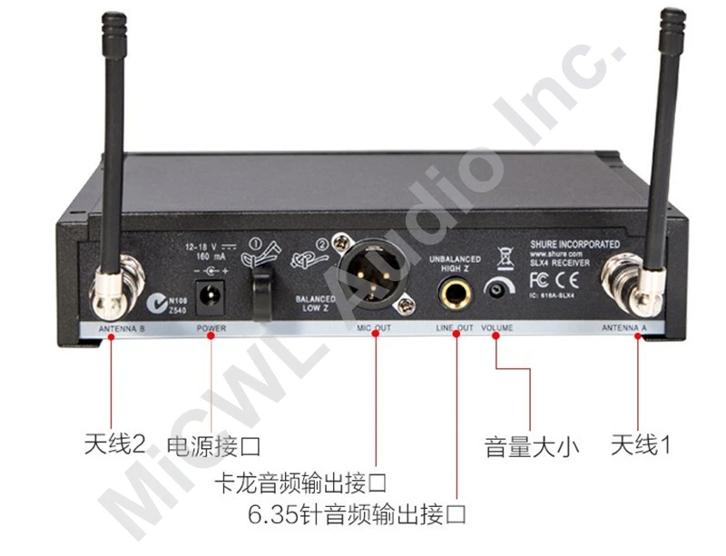 Фирменная Новинка MiCWL slx24 slx24/beta58 sm beta 58 KTV сценический Беспроводной Ручной вокальный микрофон система