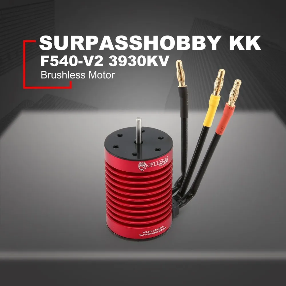 

SURPASSHOBBY KK F540-V2 3930/3300KV Brushless Motor 2S3S for 1:10 GTR/Lexus RC Drift Racing Car Waterproof Sensorless Truck Part
