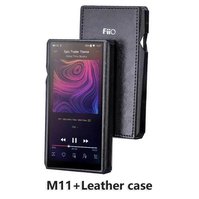 FiiO M11 HIFI музыкальный плеер AK4493EQ* 2 сбалансированный выход/Поддержка wifi/Air Play/Spotify Bluetooth 4,2 aptx-hd/LDAC DSD USB DAC - Цвет: M11with leather case