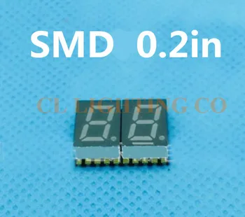 

SMD 0.2 inch Digital Tube Common anode 2 Bit 7 Segment 0.2" 0.2in red/green/blue LED Display Plastic Metal (Nixie tube)