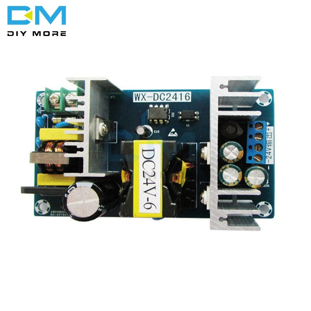 100 Вт 4A To 6A DC 24V стабильный высокомощный импульсный источник питания адаптер плата