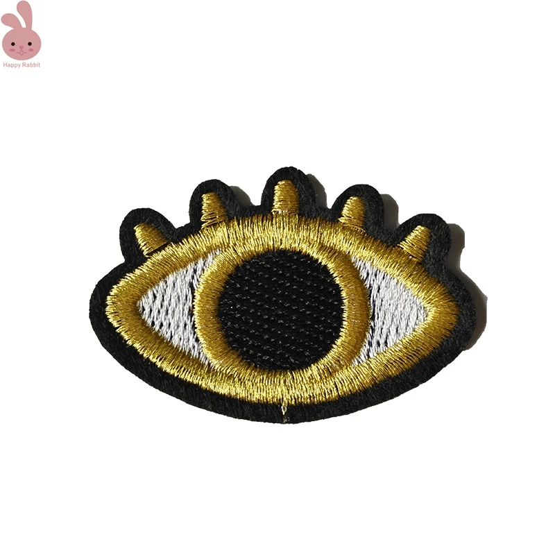 Diy eyes Iron on Patch Sewing on Embroidered Applique Sewing Patch Clothes Stickers Garment DIY