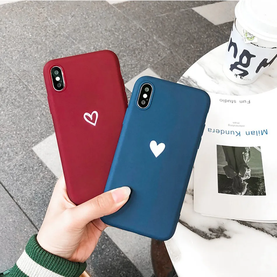 

Love Heart Matte Soft TPU Silicone Shockproof Phone Case Cover For Meizu M3 M5 M5s M6 Note 9 Note9 A5 15 16 Plus Funda Coque