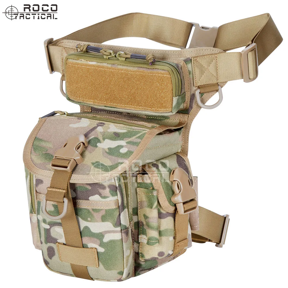  ROCOTACTICAL Military Tactical Drop Leg Bag Tool Fanny Thigh Pack Pouch Motorcycle Thermite Versipa