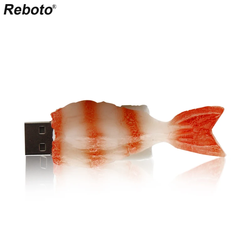 Reboto Pendrive cartoon Korean sushi pendriver 8gb 16gb 32gb 64G usb flash drive hamburger/dishes gift external storage