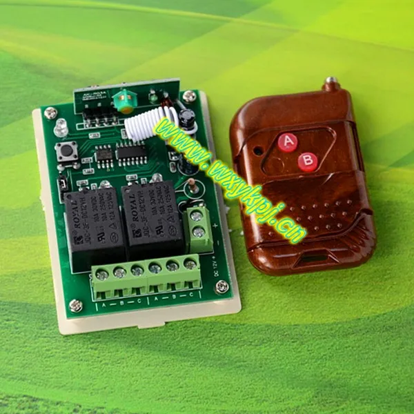 

DC12V 2CH RF wireless motor 12v dc learning code wireless light switch 12v door lock electronic