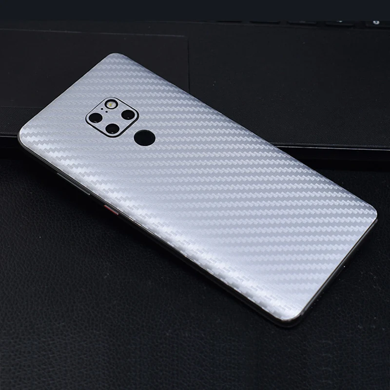 3D Carbon Fiber Film For Huawei Mate 20 Pro Leather Wooden Skin Back Stickers For Huawei Mate 20 Pro Protective Film Mate 20 Pro (6)
