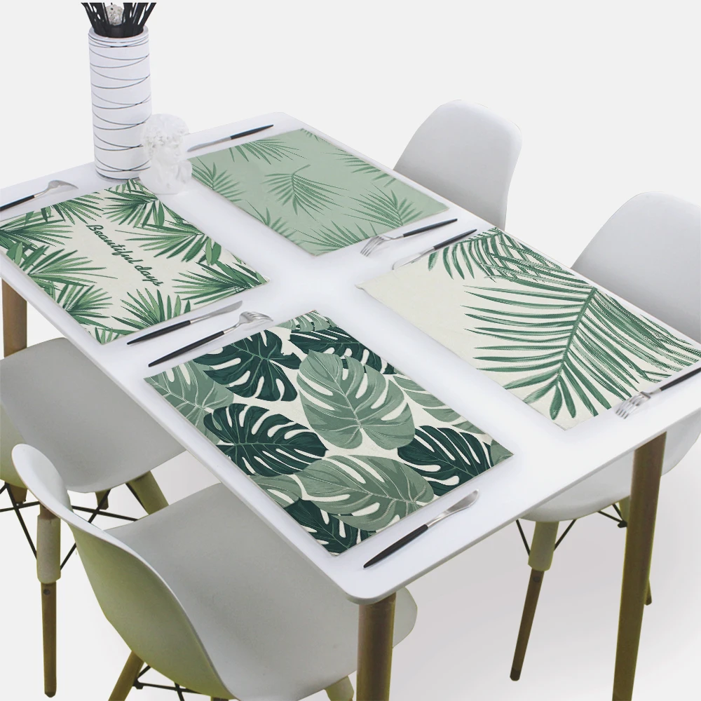 Растение Monstera Serviette De Table Fabric салфетка чайное полотенце 43*32 см льняные салфетки для свадьбы бумажная салфетка украшение дома