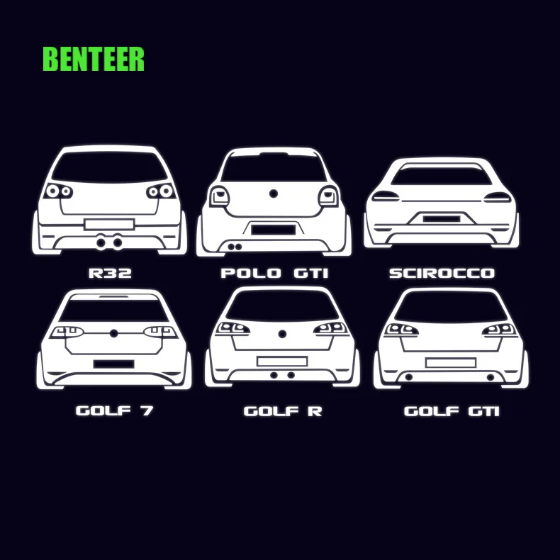 Автомобильная наклейка для Volksagen VW Golf Golf7 GTI Mk7 R32 SCIROCCO|Наклейки на автомобиль| |