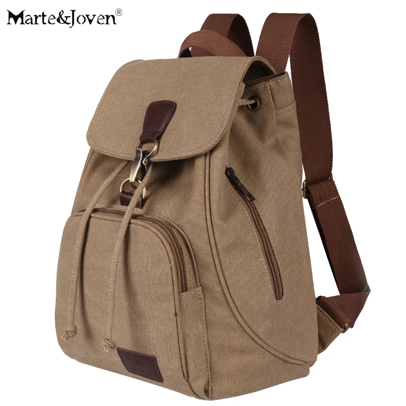 New Brand Drawstring Pocket Design Canvas Backpack new brand drawstring pocket design canvas backpack