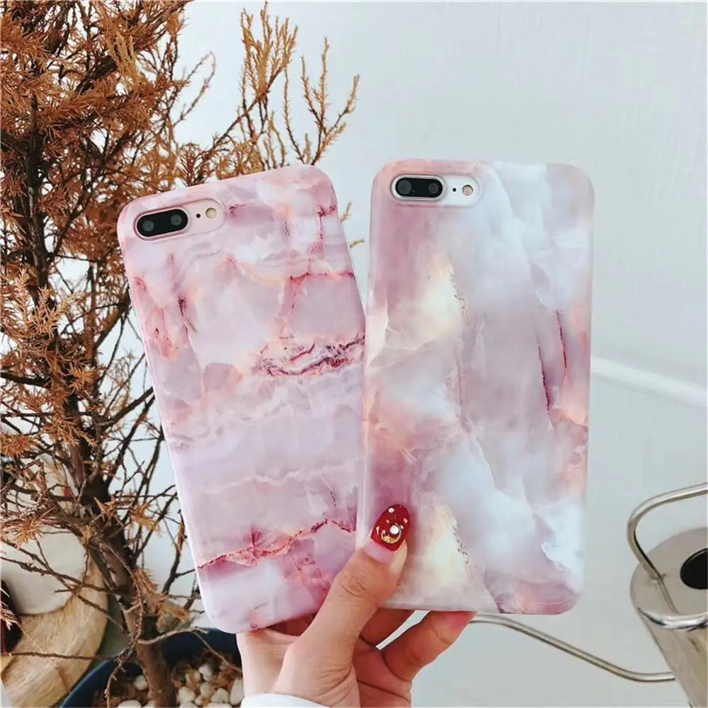 

Suitable For For Iphone 66S 6P 78 8P X Xs Xr Xsmax Marble Mobile Phone Case Anti-Fall All-Inclusive Soft Cover