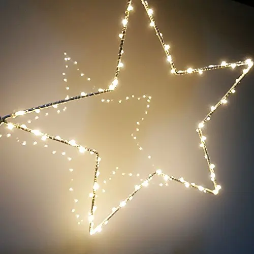Led Star Curtain Lights 2 Sets Battery Copper Wire Light String Led Star Curtain Lights 2 Sets Battery Copper Wire Light String For Outdoor Home Fairy Garden Wedding Xmas Tree Christmas In From