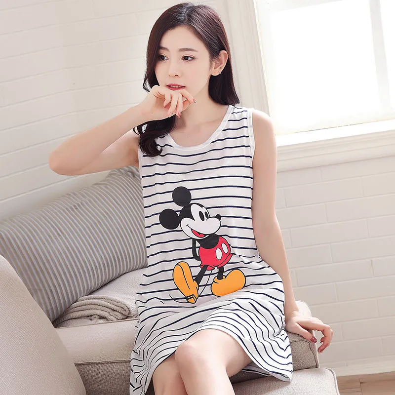 

Cartoon Mickey Mouse Women Dress Miki Clothes Clothing Female Party Dress Birthday 2019 Summer Spring Costume Kawaii Dress Girls