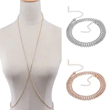 Full Rhinestone Bikini Body Chain Deep V Bra Chain For Women Sexy Belly Chain Jewelry Gold Silver Color X Shape Necklace Full Rhinestone Bikini Body Chain Deep V Bra Chain For Women Sexy Belly Chain Jewelry Gold Silver Color X Shape Necklace