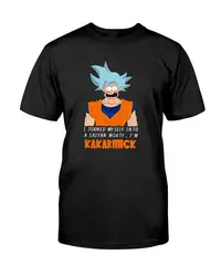 Рик и Морти я превратил себя в Saiyan Morty я KakaRick черная футболка