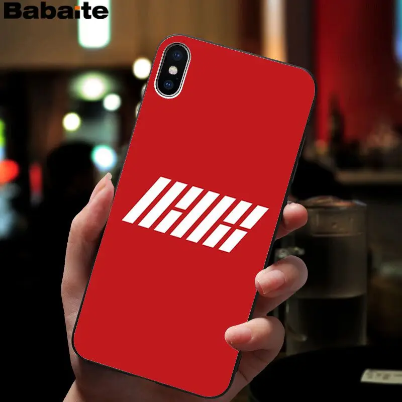 Babaite Ikon KPOP Бобби Б. Мягкий силиконовый чехол из ТПУ для телефона чехол для iPhone 8 7 6 6S Plus 5 5S SE XR X XS MAX Coque Shell