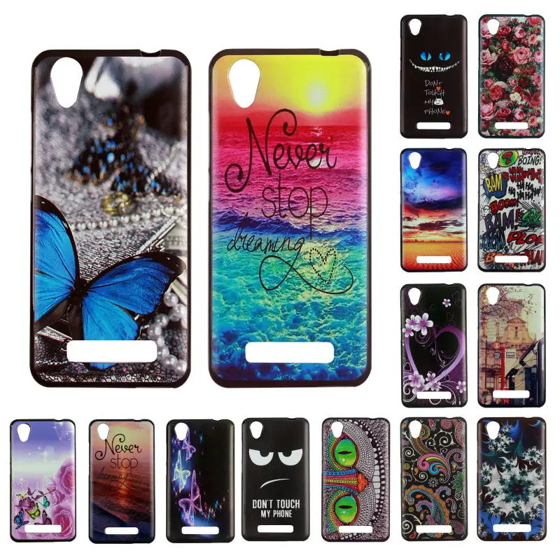 

YisiSource New for ZTE Blade X3 D2 Painted Grid Style Phone Cases for ZTE Blade X3 D2 Cover Funda with Sea Rose