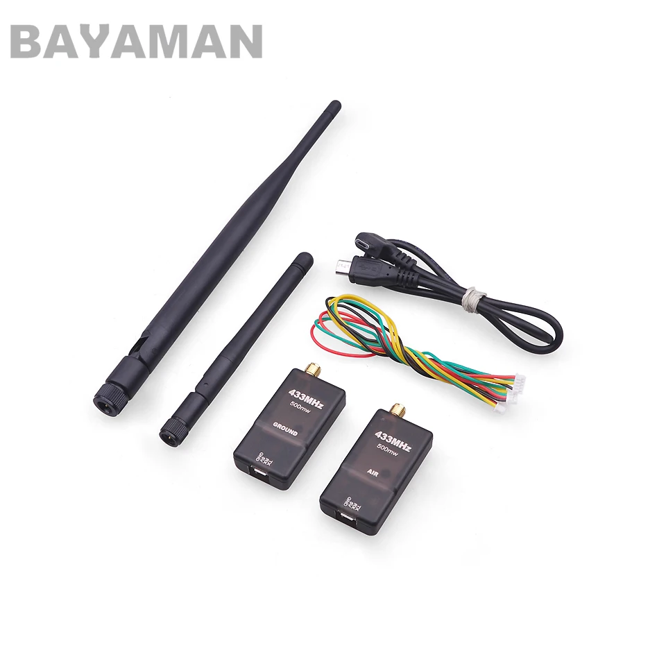

1 set NEW 3DR Radio Telemetry 33MHz 915MHz 500MW Air and Ground Data Transmit Module for RC Multicopter Drones