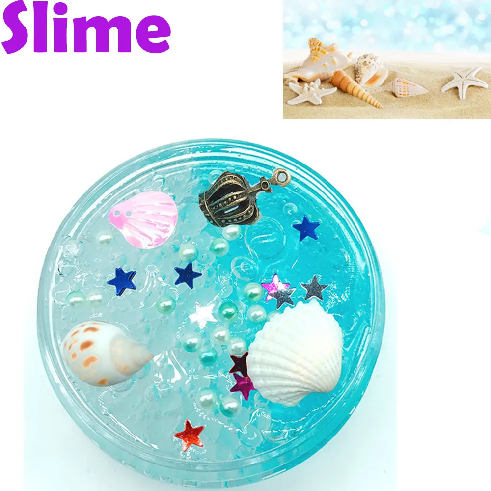

Amazing fluffy slime and super fun 60ml Puff Pearl Mud Mixing Cloud Slime Scented Stress Kids Clay Toy