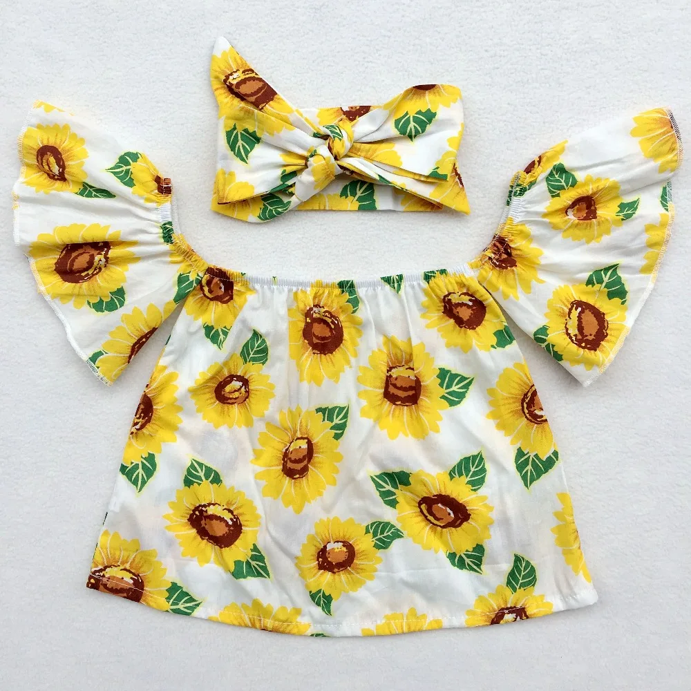 sunflower first birthday outfit