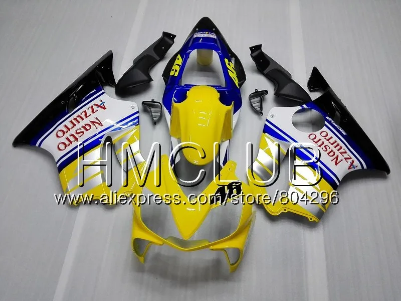 Корпус для HONDA CBR600F4i CBR600FS CBR600 F4i 01 02 03 61HM20 CBR 600 F4i 600 FS CBR 600F4i 2001 2002 2003 Repsol красный blk обтекателя - Цвет: No. 10