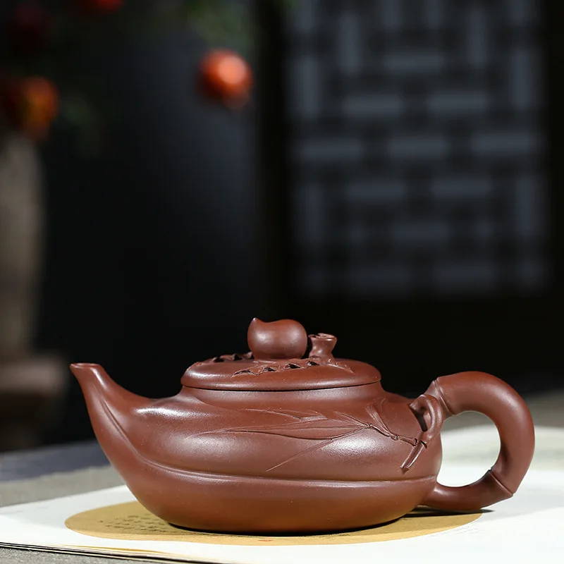 

Clear Purple Ink For Imprinting Of Seals Longevity And Longevity Peach-shaped Mantou Kettle Kungfu Online Teapot Tea Set Gift