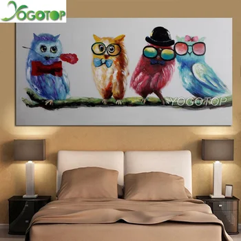 

YOGOTOP 5D DIY Diamond Painting Abstract Watercolor Cartoon Owl large diamond embroidery sale full rhinestone art mosaic YY1145