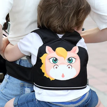 

2019 New Adjustable Child Safety Seat Belt with Lock for Bicycle Motorcycle Cycling Baby-care Safety Harness Unicorn