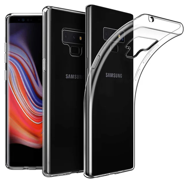 Case for Samsung S9 S8 Plus Ultra thin Transparent Silicone Soft TPU Galaxy Note 9 Note9 Note8 Protective Cover | Мобильные телефоны