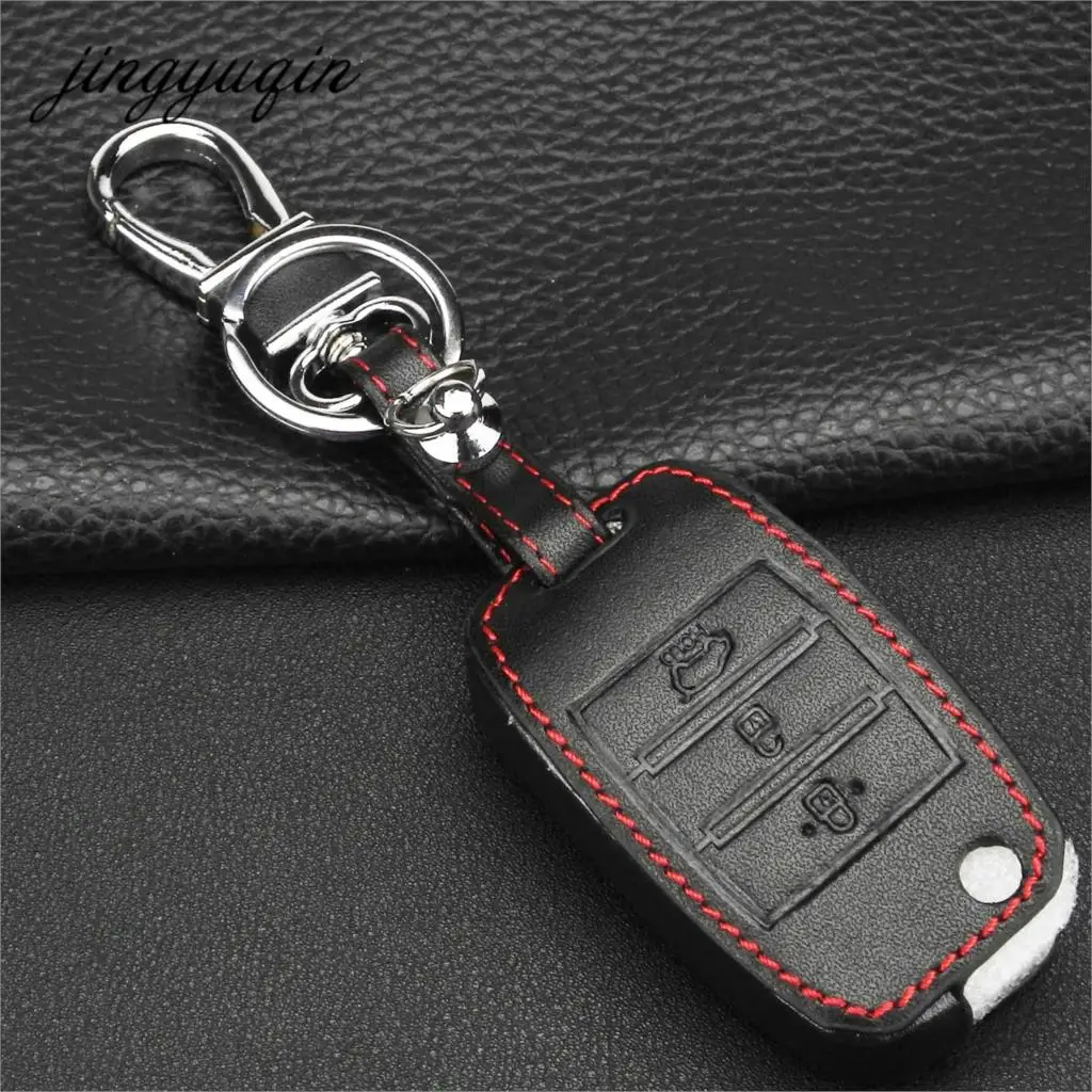 Jingyuqin кнопка дистанционного ключа автомобиля оболочки 3 BT флип складывающийся чехол для ключей для Kia K2 K5 Rio 3 Picanto Ceed Cerato Sportage для hyundai