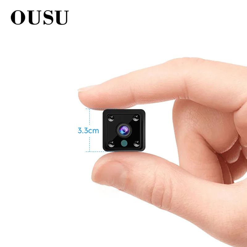 

OUSU Invisible camera IP Camera wifi mini kamera CCTV 1080P Infrared Surveillance camaras onvif Home Security Wireless Cam App