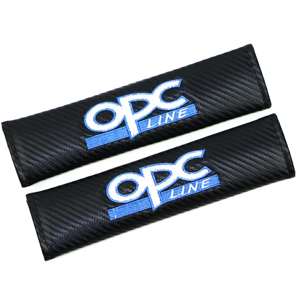 

2Pcs/set Carbon Fiber Car Seat Belt Cover Padding Auto Seat Belt Strap Protector Cover Pads OPC Car Accessories Car Styling