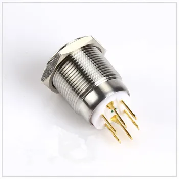 

button switch ring lamp metal button switch 19mm,5pcs/lot