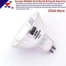 DONAR DN-30370 24В 200 Вт EWF 24V200W MR16 GX5.3 дихроический рефлектор галогенный светильник Лампа для проектора