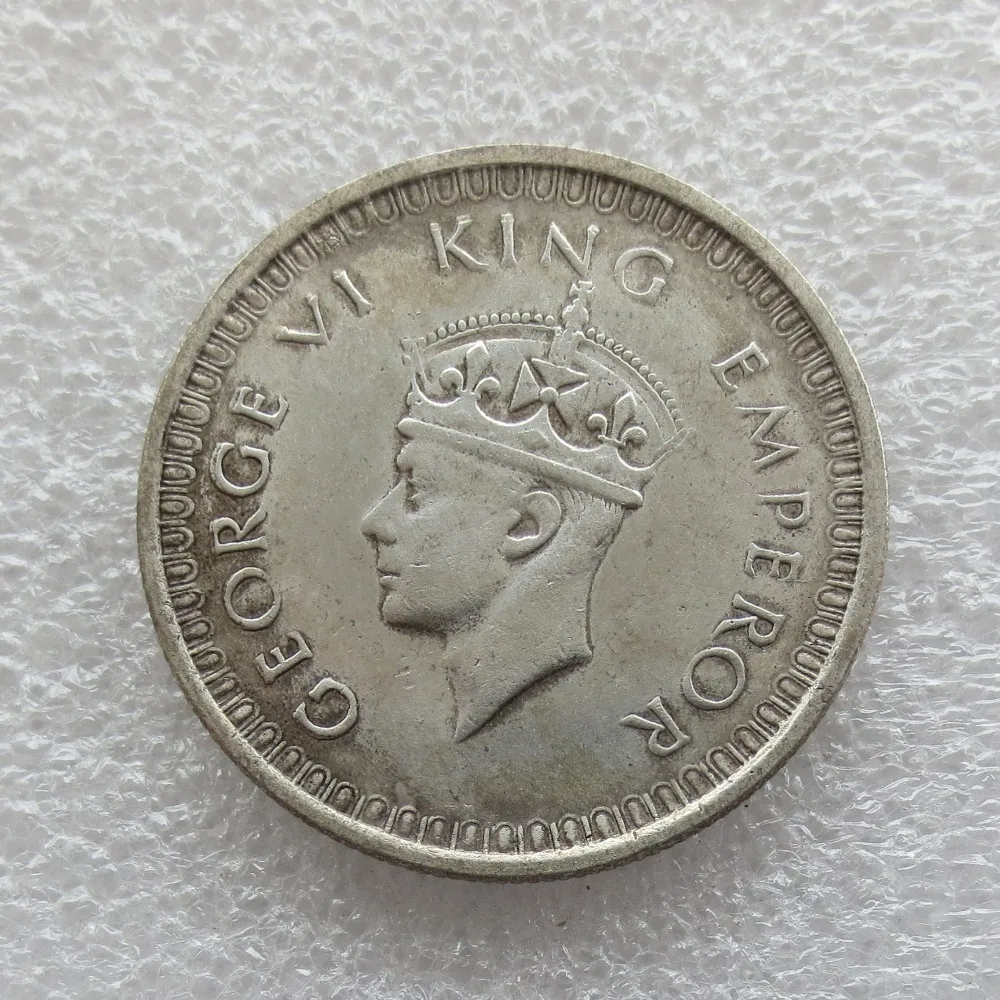 

Type:#IN13 1942 INDIA ONE RUPEE ,GEORGE VI KING EMPEROR Coins High Grade Copy coins
