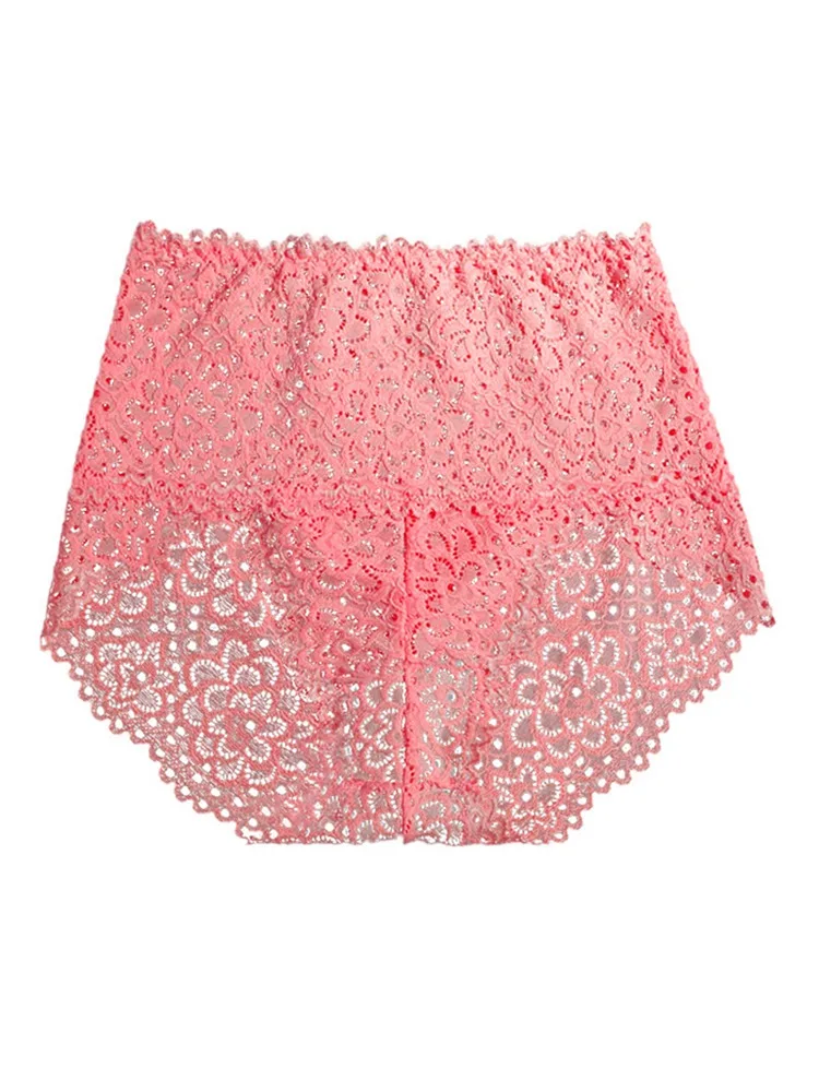 Women Lace High Waist Panties Sexy Lingerie Brief Pantie Thong Hollow Out Knicker Underwear Sleepwear 2019 New Arrival 10 Colors