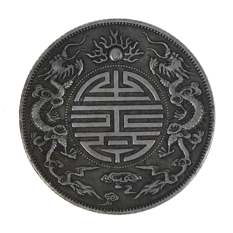 Монеты фэн-шуй qingколлекционные памятные сувениры для украшения дома династия золотой дракон памятная имитация монеты