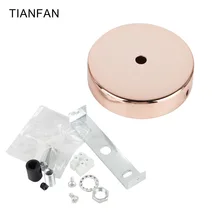 Роза медь 100 мм диаметр винтаж, ретро, под старину потолок Роза пластина с крюком держатель света приспособления для лампочки люстра лампа аксессуар